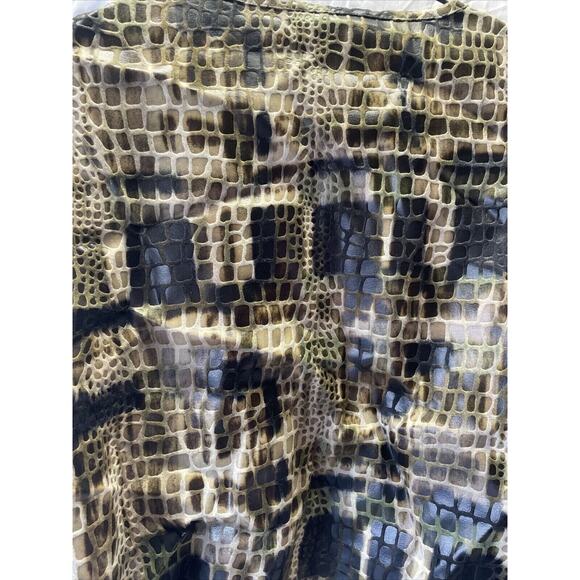 Selene Women's Sport Jacket Long Sleeve Snake Skin Pattern XL Vintage - Picture 7 of 7